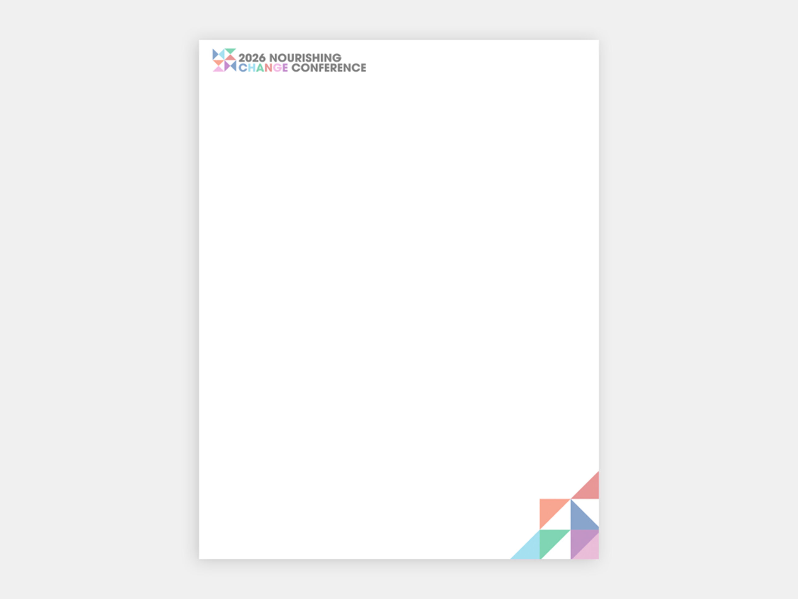Letterhead<br />
